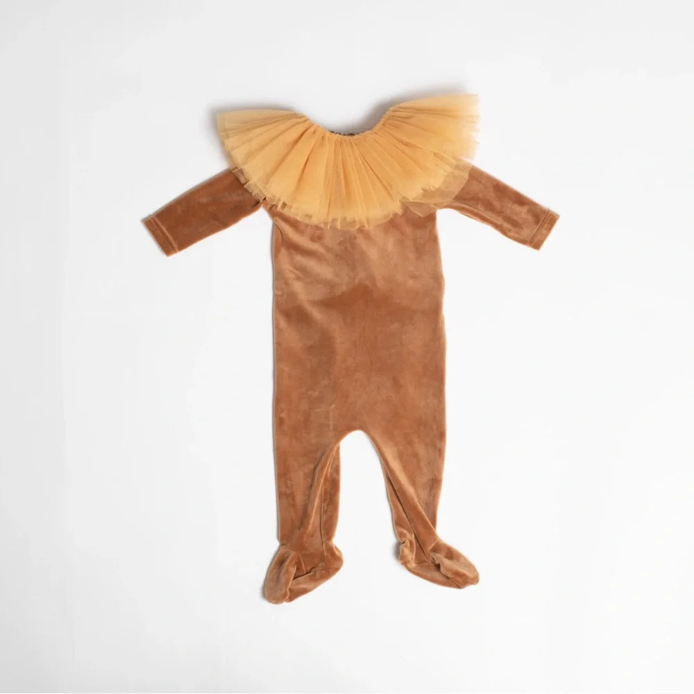 Baby Lion Tulle and Velour DIY Costume